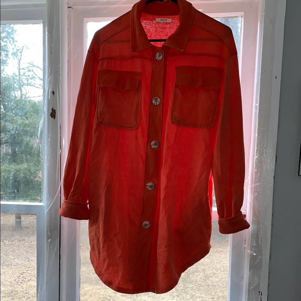 Women's orange Button-Up Jacket - Maurice’s